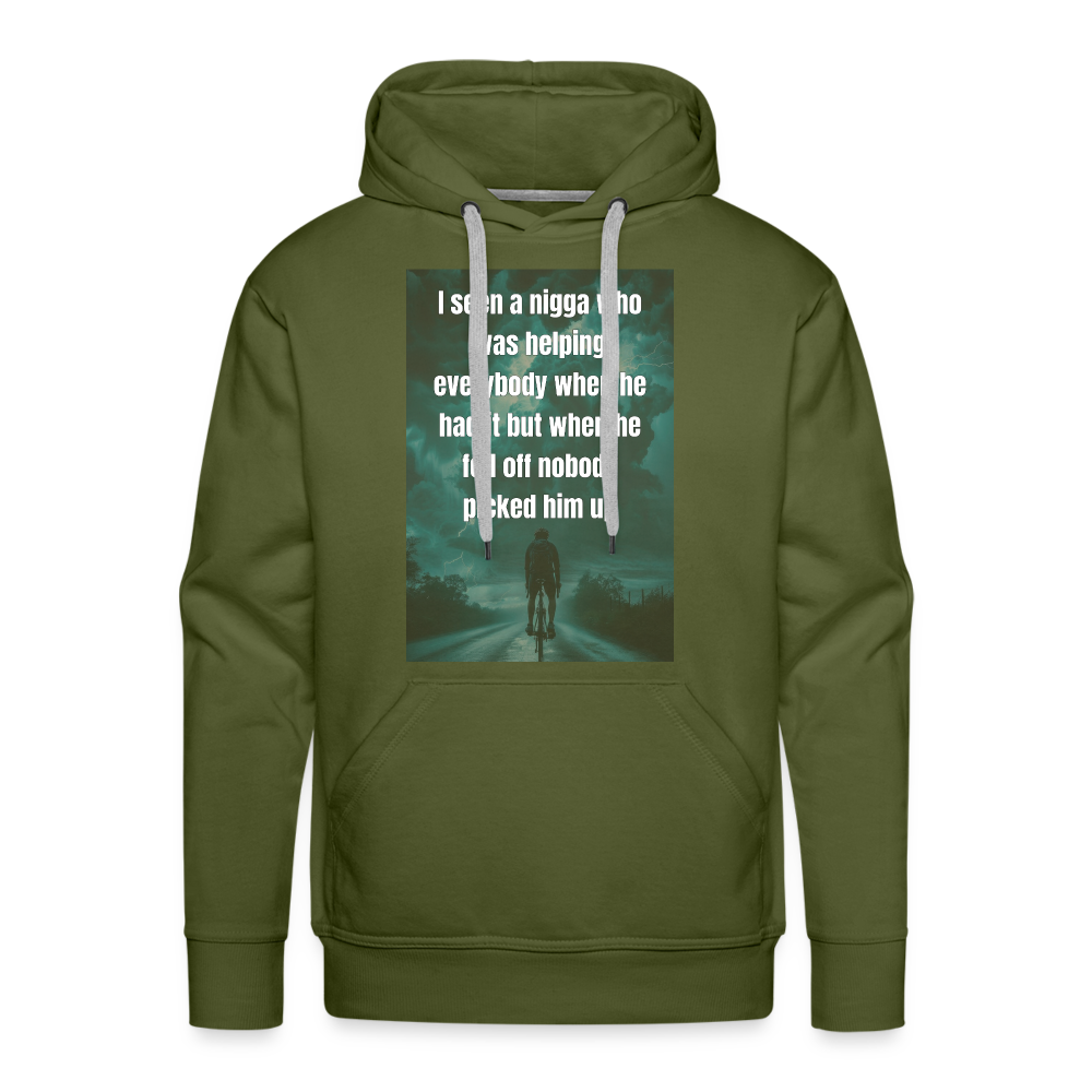 Men’s Premium Hoodie - olive green