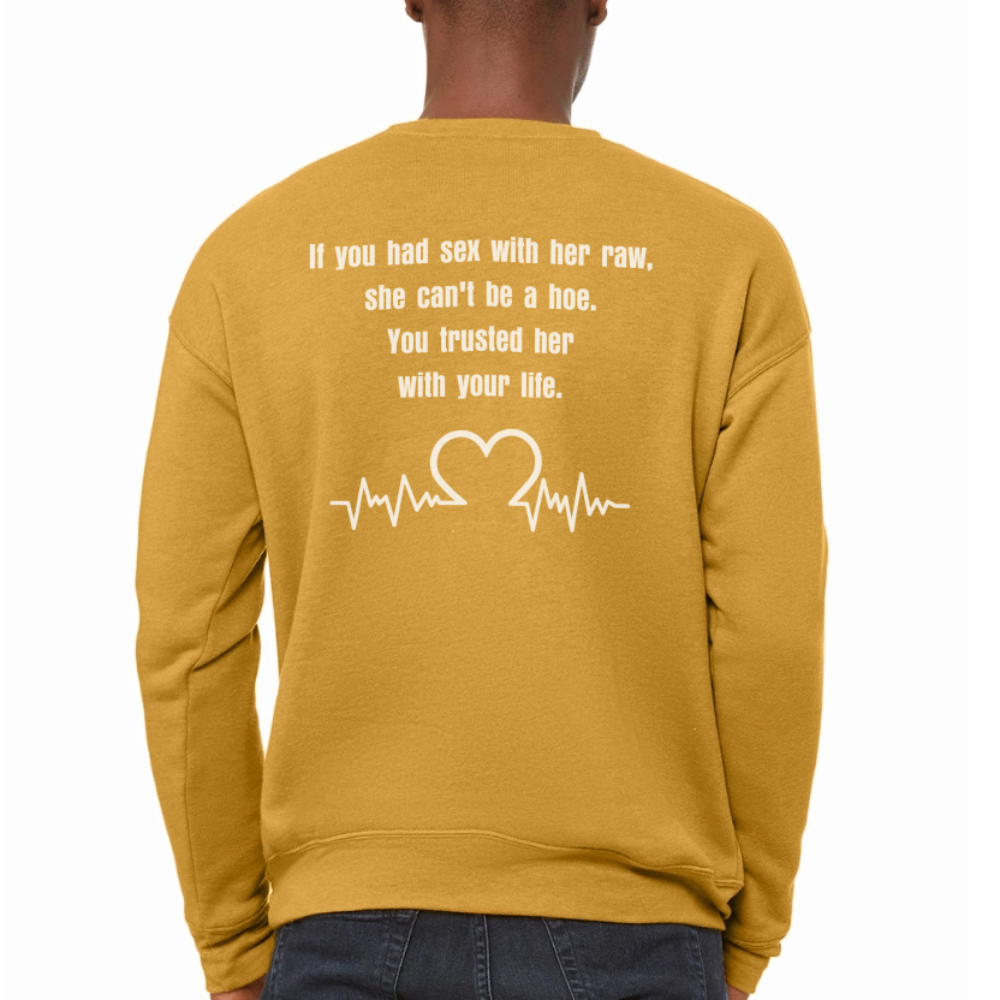 Bella + Canvas Unisex Sweatshirt - heather mustard