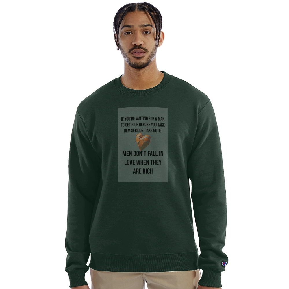 Champion Unisex Powerblend Sweatshirt - Dark Green