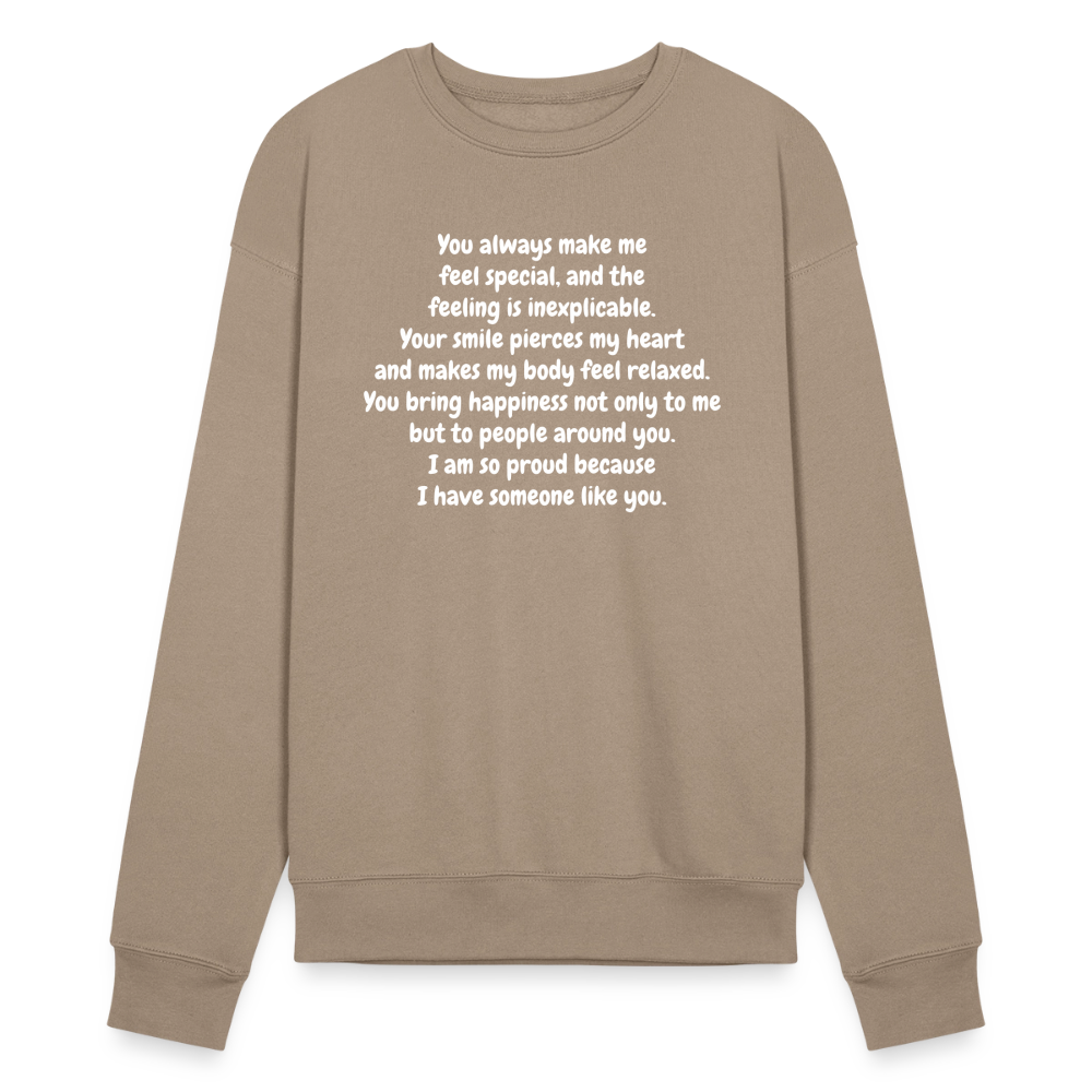 Bella + Canvas Unisex Sweatshirt - tan