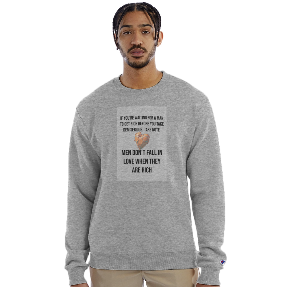 Champion Unisex Powerblend Sweatshirt - heather gray