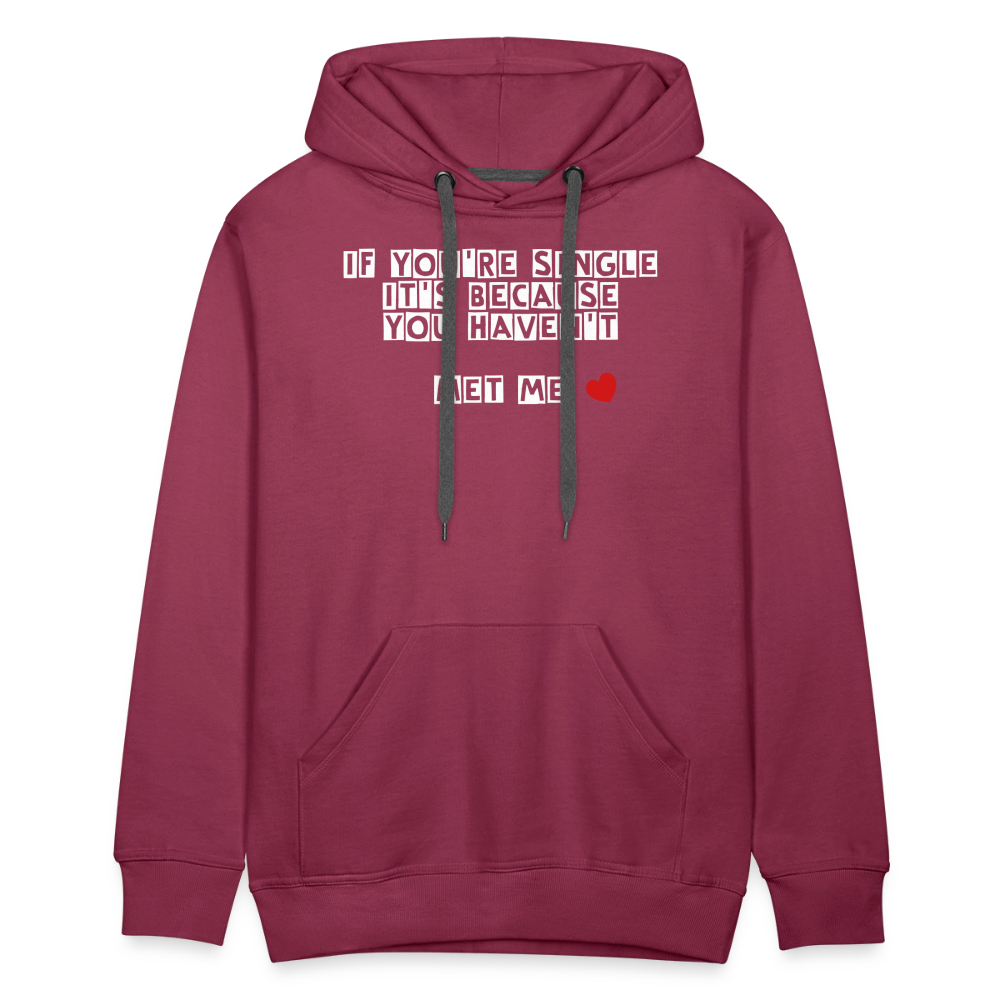 Men’s Premium Hoodie - burgundy